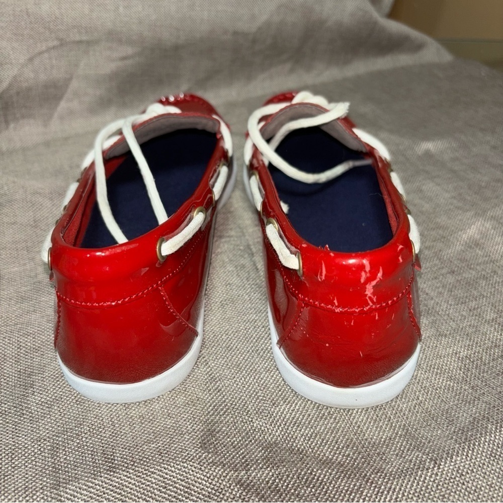 Cole Haan Red Women’s Nantucket Camp Moccasin Size 9 - Picture 8 of 9